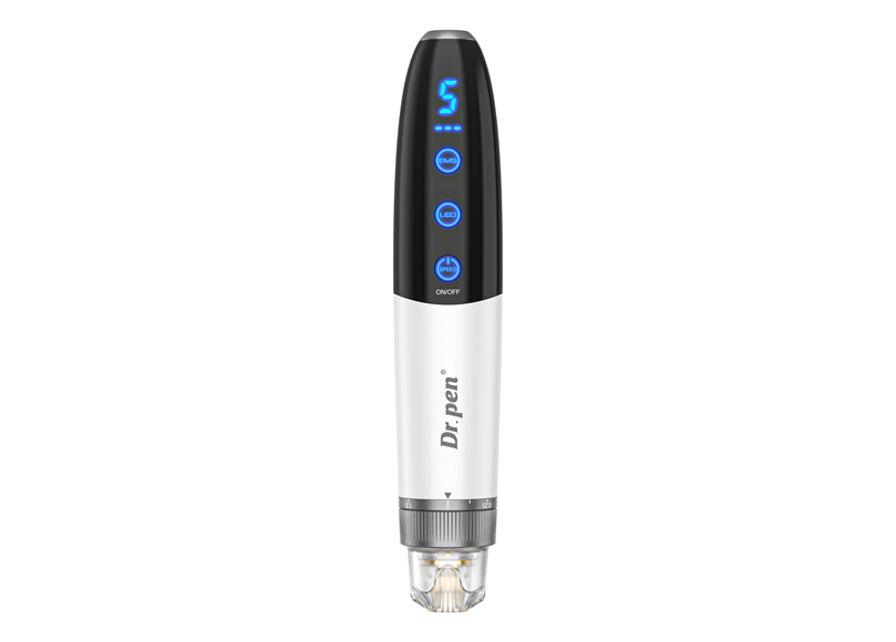 3 in 1 Microneedling Device Dr. Pen Q1S Hyaluronic Acid Serum Injection with Led Light, Model: Dr. Pen Q1S