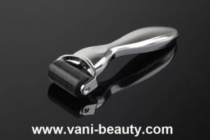 Silver Metal plating 1200 Pin Titanium Body Derma Roller with Rechargeable Roller Head