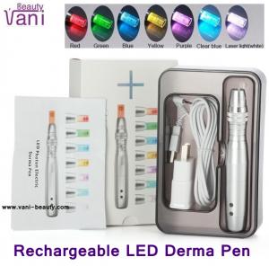 Electric Micro Needling Pen LED Light Derma Pen for Skin Rejuvenation