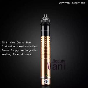Luxury Gold Dermapen with Battery and Charger 110v/220