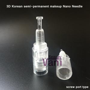 Semi-Permanent Cosmetic Make-Up Needle Cartridge Screw Port Type