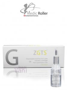 Professional ZGTS Dermapen Needle Cartridge Gold Microneedling Tips