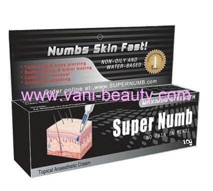newest and hot sale tattoo anesthetic Super Numb Skin Numbing Creams, SK009