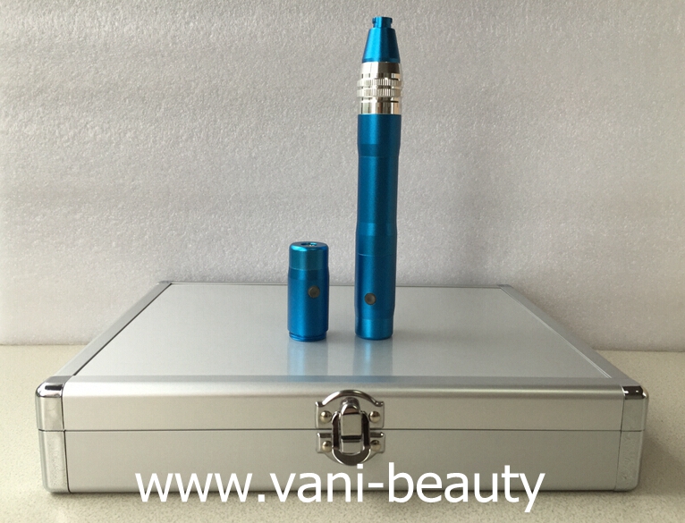 Two Batteries Auto Needle Pen Pregnant Eyelash Surgery Derma Pen with 2 Medical Needles, AU013B