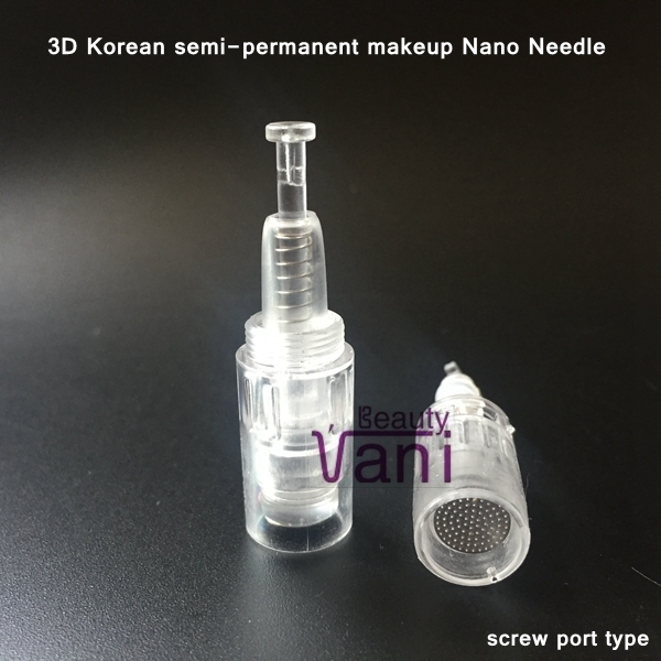Semi-Permanent Cosmetic Make-Up Needle Cartridge Screw Port Type, NC009-3