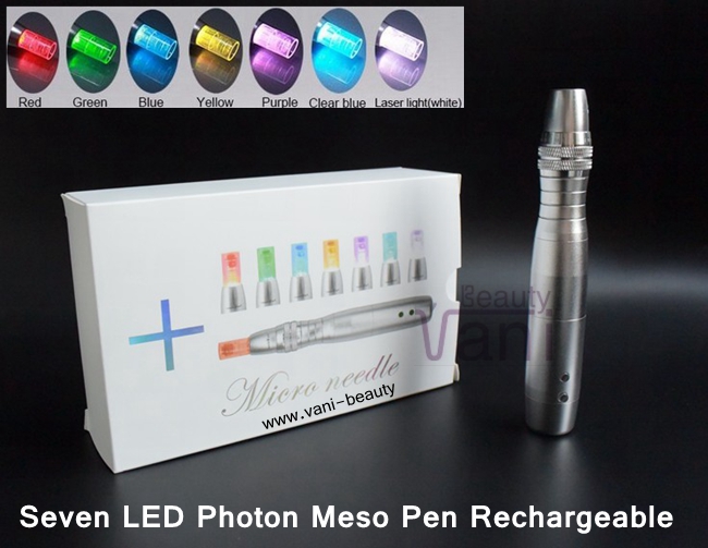 VANI Surgical Derma Pen Instrument Seven LED Photon Meso Pen, AU035