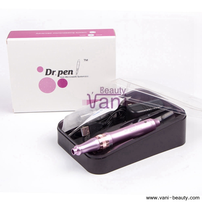 Electric Derma Pen Dr.Pen Auto Micro Needle Roller W Rechargeable with 2pcs Needle Tips, AU040/M7