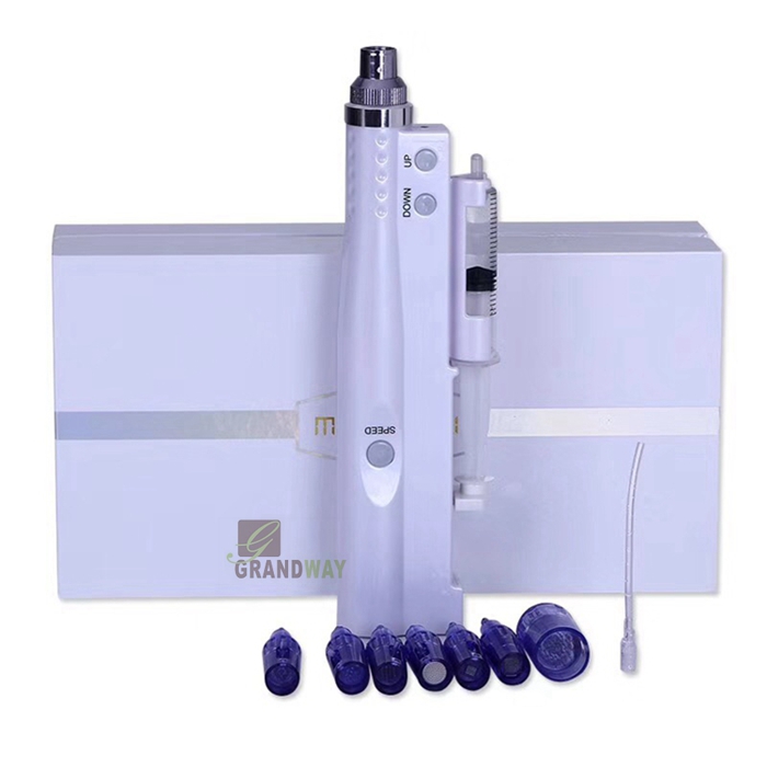 3 in 1 Derma Gun Wireless Derma Pen PRP Injector Auto Micro Needle with Seven Photon Light, 