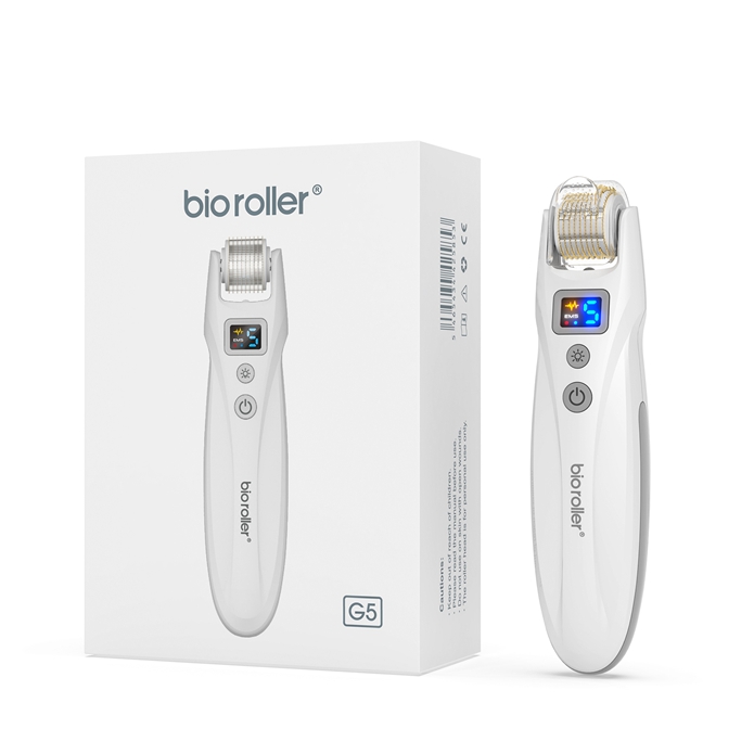 3 in 1 Photon Bio Roller G5 Vibration LED Microneedling EMS Derma Roller, Model: Bio Roller G5