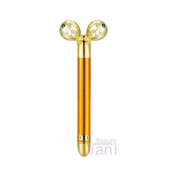 Accepted Order Factory Direct Sale Vibration 3D Roller Massager Pulse Facial 24K Lifting Massager, VB0021G