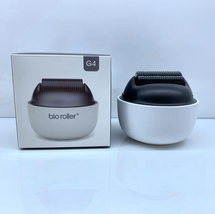 BIO roller 1200pin microneedling system G4 for hair growth and skin rejuvenation, Model: G4