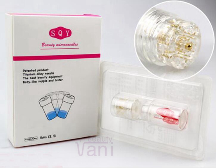 Korea Hydra Stamp 20 Acupuncture Screw Thread Microneedle Derma Stamp for Clinic Skin Care, L4005B