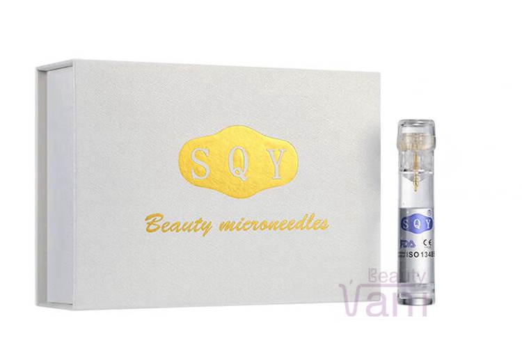 SQY Derma Stamp Portable Hydra Needles 19 microneedles / Nano injection mesotherapy needles, L4005E