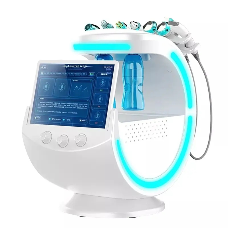 Smart ICE Blue 7 in 1 Hydro Dermabrasion Facial Machine ZHBL Plus Multi Function Device, Model: SQM169