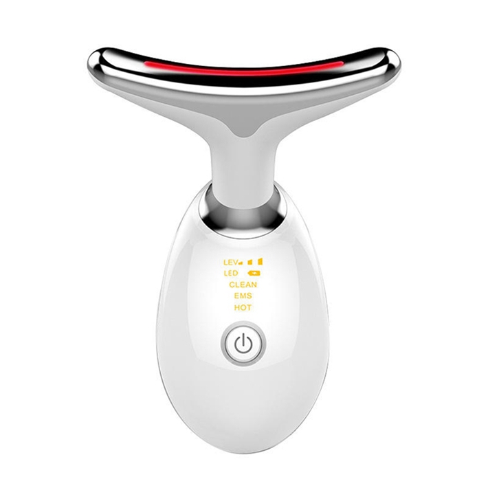 intense pulsed light wrinkles reducing instrument LED photon therapy neck and face massager, Model: ES-1081