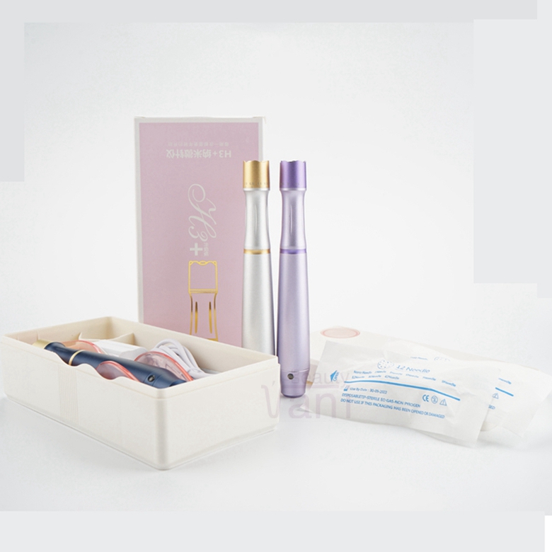 new purple body dermapen manufacturer offer rechargeable nano derma pen, UH-H3